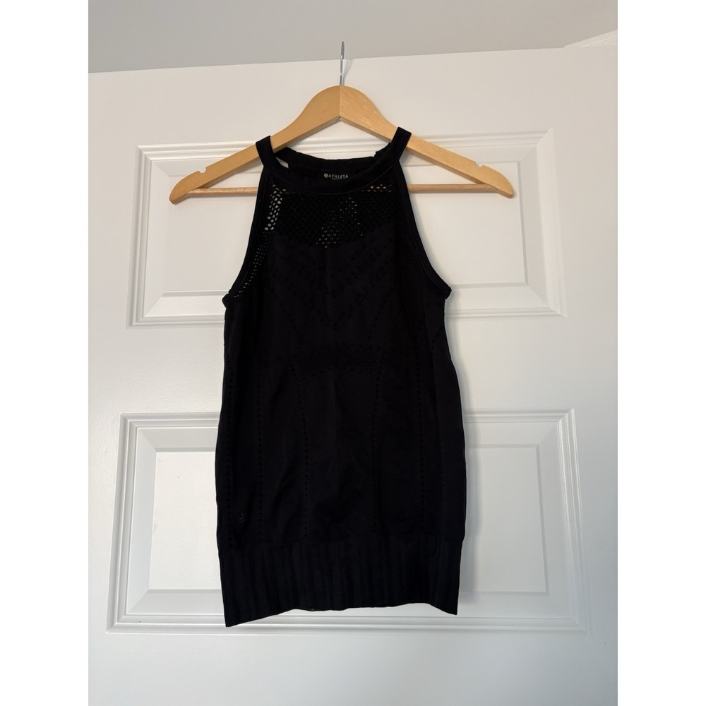 Athleta Women's Small Black Workout Sleeveless Tank Top Yoga Athleisure